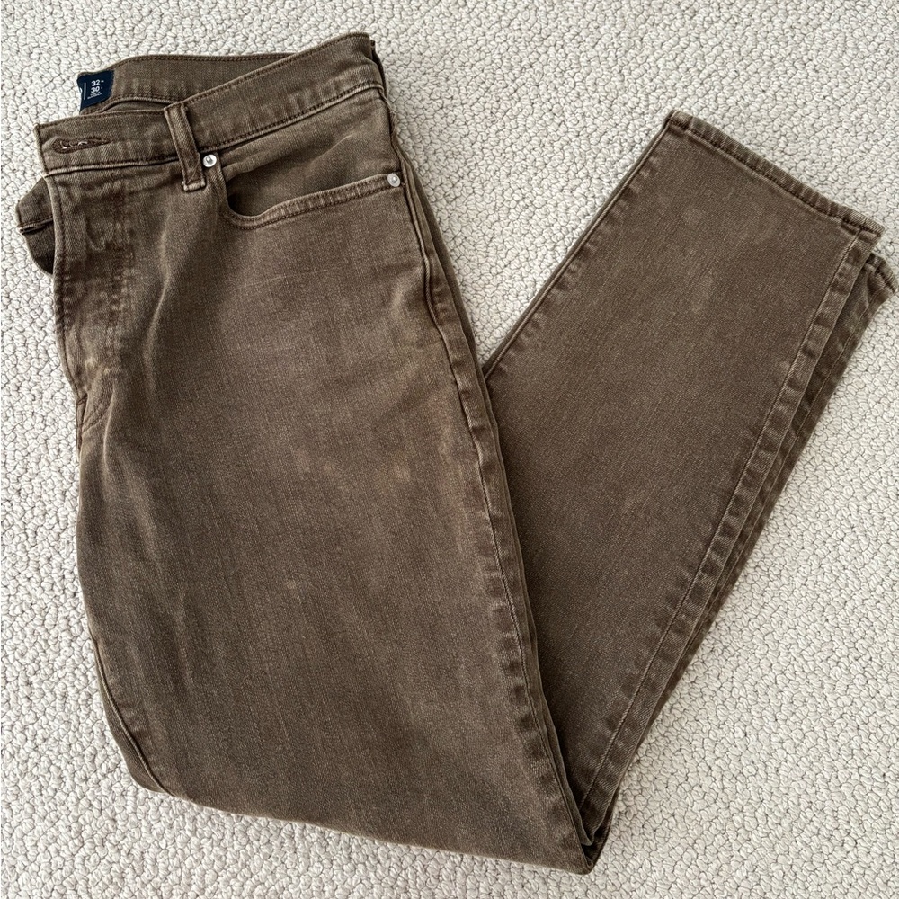 Abercrombie & Fitch men’s brown Athletic Slim Jeans